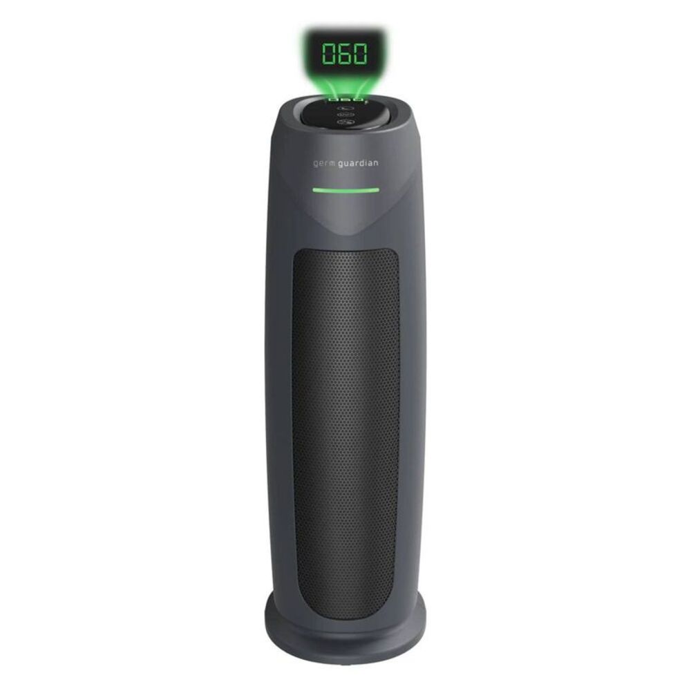 Germ Guardian - GermGuardian Intelligent 22in Tower Air Purifier H Black